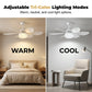 🎁2026 New Arrivals 50% OFF💥2-in-1 Cooling LED Ceiling Fan