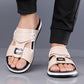 🎁2026 New Arrivals 50% OFF💥Men's Faux Leather Slip-On Sandals