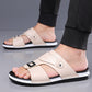 🎁2026 New Arrivals 50% OFF💥Men's Faux Leather Slip-On Sandals