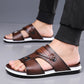 🎁2026 New Arrivals 50% OFF💥Men's Faux Leather Slip-On Sandals