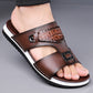 🎁2026 New Arrivals 50% OFF💥Men's Faux Leather Slip-On Sandals