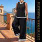 🎁2026 New Arrivals 50% OFF💥Women's Sleeveless Top & Wide-Leg Pants Suit – Lace trim & flowy elegance – Perfect for summer days, resort or special events ☀️