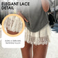 🎁2026 New Arrivals 50% OFF💥Chic Pleated Lace Trim Mini Skirt