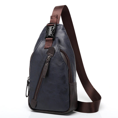🎁2026 New Arrivals 50% OFF💥Stylish Lightweight Chest Bag for Men – Premium PU Leather, Minimalist Design, Soft & Scratch-Resistant – Elevate Your Everyday Look Without the Bulk 🧥👟