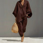 🎁2026 New Arrivals 50% OFF💥Women's Summer Slouchy Loose Fit Pants Set with Batwing Sleeves