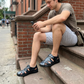🎁2026 New Arrivals 50% OFF💥Men's Closed-Toe Beach Sandals – Breathable, Cushioned, Hook-and-Loop 🌊