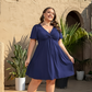 🎁2026 New Arrivals 50% OFF💥Elegant V-Neck Twist Front Dress with Pockets