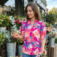🎁2026 New Arrivals 50% OFF💥Women's Summer Floral Top with Puff Sleeves💐👔