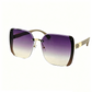 🎁2026 New Arrivals 50% OFF💥Rimless Oversized Square Sunglasses – Gradient Lens, Glitter Details, UV Protection ✨