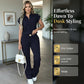 🎁2026 New Arrivals 50% OFF💥Women's Casual Top & Pants 2-Piece Set – Chic, Wide-Leg, Gold Accents ✨