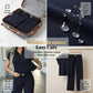 🎁2026 New Arrivals 50% OFF💥Women's Casual Top & Pants 2-Piece Set – Chic, Wide-Leg, Gold Accents ✨