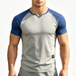 🎁2026 New Arrivals 50% OFF💥Men's V-Notch Raglan Sleeve Athletic T-Shirt