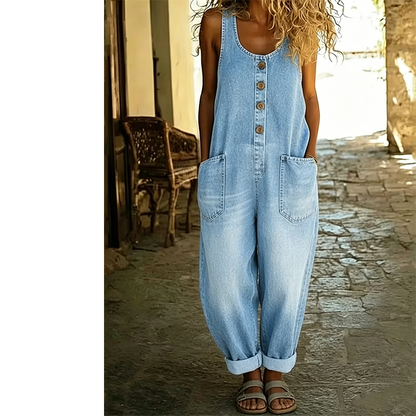 🎁2026 New Arrivals 50% OFF💥Women's Sleeveless Wide Leg Jumpsuit– Relaxed Style, All-Day Comfort✨