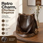 🎁2026 New Arrivals 50% OFF💥Women's Vintage Large-Capacity Shoulder Bucket Bag – Spacious, Stylish & Perfect for Daily Commute – Elegant, Versatile & Timeless 💫