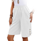 🎁2026 New Arrivals 50% OFF💥Women's Casual Comfortable Elastic Waist Capri Pants