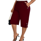 🎁2026 New Arrivals 50% OFF💥Women's Casual Comfortable Elastic Waist Capri Pants
