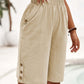 🎁2026 New Arrivals 50% OFF💥Women's Casual Comfortable Elastic Waist Capri Pants
