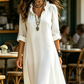 🎁2026 New Arrivals 50% OFF💥Bohemian Ruffle V-Neck Maxi Dress