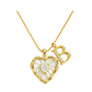 🎁2026 New Arrivals 50% OFF💥Heart Shaped Letters Micro Pave Chain Necklace