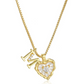 🎁2026 New Arrivals 50% OFF💥Heart Shaped Letters Micro Pave Chain Necklace