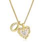 🎁2026 New Arrivals 50% OFF💥Heart Shaped Letters Micro Pave Chain Necklace