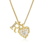 🎁2026 New Arrivals 50% OFF💥Heart Shaped Letters Micro Pave Chain Necklace