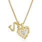 🎁2026 New Arrivals 50% OFF💥Heart Shaped Letters Micro Pave Chain Necklace