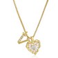 🎁2026 New Arrivals 50% OFF💥Heart Shaped Letters Micro Pave Chain Necklace