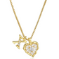 🎁2026 New Arrivals 50% OFF💥Heart Shaped Letters Micro Pave Chain Necklace