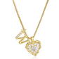 🎁2026 New Arrivals 50% OFF💥Heart Shaped Letters Micro Pave Chain Necklace
