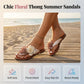 🎁2026 New Arrivals 50% OFF💥Women’s Flower Flat Sandals Casual Beach Thong Flip Flops