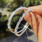 🎁2026 New Arrivals 50% OFF💥Women's Sparkling Cubic Zirconia Hoop Earrings