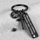 🎁2026 New Arrivals 50% OFF💥Stainless Steel Cross Keychain – ‘Drive Safe’ Blessing❤️🙏