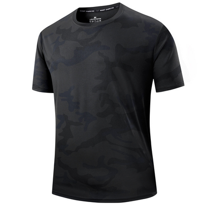 🎁2026 New Arrivals 50% OFF💥Men's Quick Dry Camouflage Sports T-Shirt – Breathable & lightweight – Moisture-wicking, perfect for gym, running or outdoor activities 💪