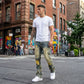 🎁2026 New Arrivals 50% OFF💥Men's Deconstructed Frayed Flare Jeans – Heavy Distressing, Vintage Wash, Patchwork Details ✨