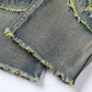 🎁2026 New Arrivals 50% OFF💥Men's Deconstructed Frayed Flare Jeans – Heavy Distressing, Vintage Wash, Patchwork Details ✨
