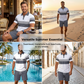 🎁2026 New Arrivals 50% OFF💥Men's Two-Piece Shirt and Shorts Set – Digital Print, Athletic Fit, Wrinkle Resistant ✨
