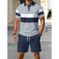 🎁2026 New Arrivals 50% OFF💥Men's Two-Piece Shirt and Shorts Set – Digital Print, Athletic Fit, Wrinkle Resistant ✨