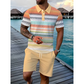 🎁2026 New Arrivals 50% OFF💥Men's Two-Piece Shirt and Shorts Set – Digital Print, Athletic Fit, Wrinkle Resistant ✨