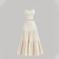 🎁2026 New Arrivals 50% OFF💥High Waist A-Line Skirt and Cami Top Set – Tiered Skirt, Crinkle Fabric, Boho-Chic ✨