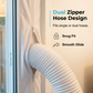 🎁2026 New Arrivals 50% OFF💥Portable AC Window Seal Kit – Dual Zipper, Waterproof, Universal Fit ✨