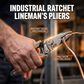 🎁2026 New Arrivals 50% OFF💥Ratchet Lineman's Pliers – Cut, Strip, Grip & Crimp – Self-Locking, Anti-Rust & All-in-One Electrician Essential 🛠️