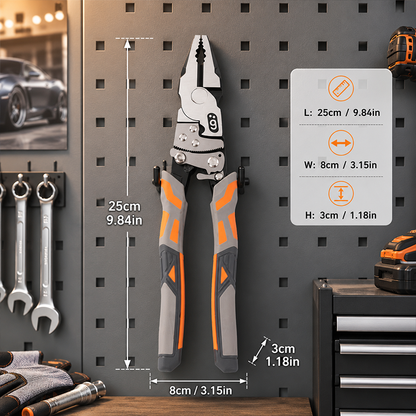 🎁2026 New Arrivals 50% OFF💥Ratchet Lineman's Pliers – Cut, Strip, Grip & Crimp – Self-Locking, Anti-Rust & All-in-One Electrician Essential 🛠️