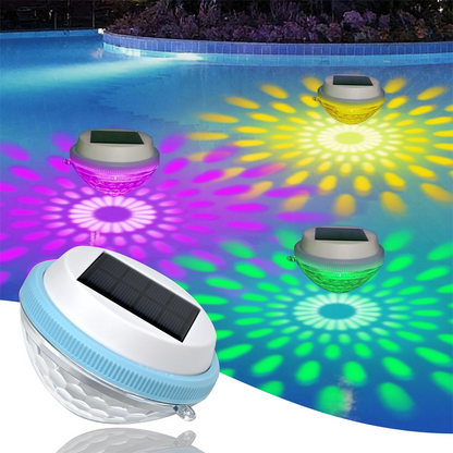 🎁2026 New Arrivals 50% OFF💥Solar Floating Pool Lights with Remote Control — RGB Colour-Changing, IP68 Waterproof, 16 Lighting Modes