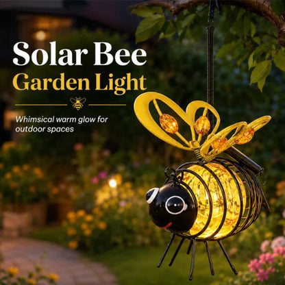 🎁2026 New Arrivals 50% OFF💥Outdoor Hanging Solar Bee Light - Perfect Gift For Plant Lovers Moms Or Literally Anyone Who Smiles❤️