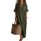 🎁2026 New Arrivals 50% OFF💥Women's Minimalist Solid Color Maxi Dress – Soft & flowy – Perfect for beach, travel or everyday elegance – effortless and breathable ✨🌿