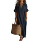 🎁2026 New Arrivals 50% OFF💥Women's Minimalist Solid Color Maxi Dress – Soft & flowy – Perfect for beach, travel or everyday elegance – effortless and breathable ✨🌿