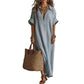 🎁2026 New Arrivals 50% OFF💥Women's Minimalist Solid Color Maxi Dress – Soft & flowy – Perfect for beach, travel or everyday elegance – effortless and breathable ✨🌿