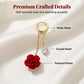🎁2026 New Arrivals 50% OFF💥French Vintage Red Rose Dangle Earrings