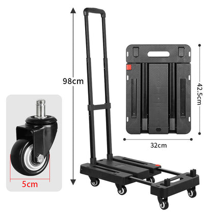 🎁2026 New Arrivals 50% OFF💥Heavy-Duty Folding Cart | Lightweight at 3.1 kg with High Load Capacity · A Must-Have for Shopping and Moving